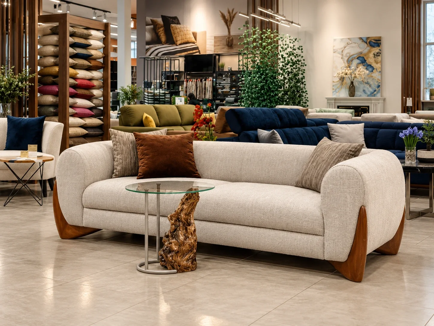 The CreatorMall showroom floor in Chișinău
